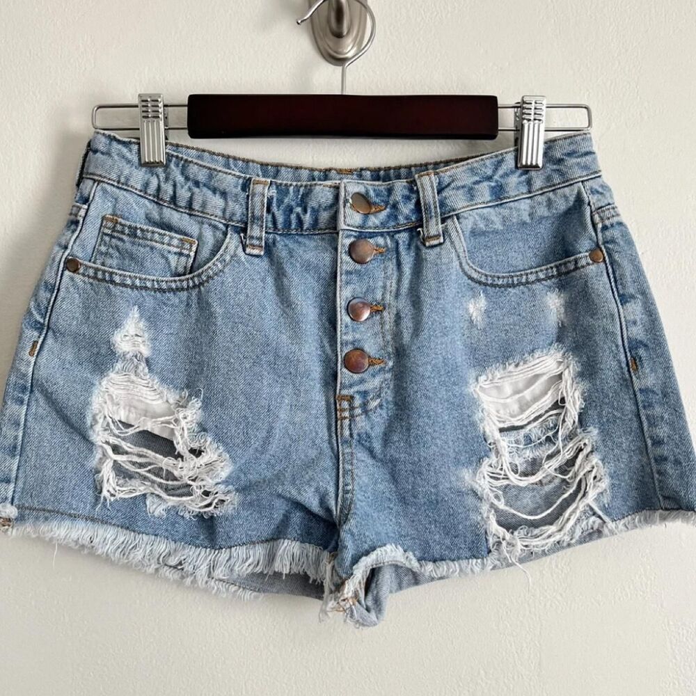 Forever-21 Women's Blue Shorts